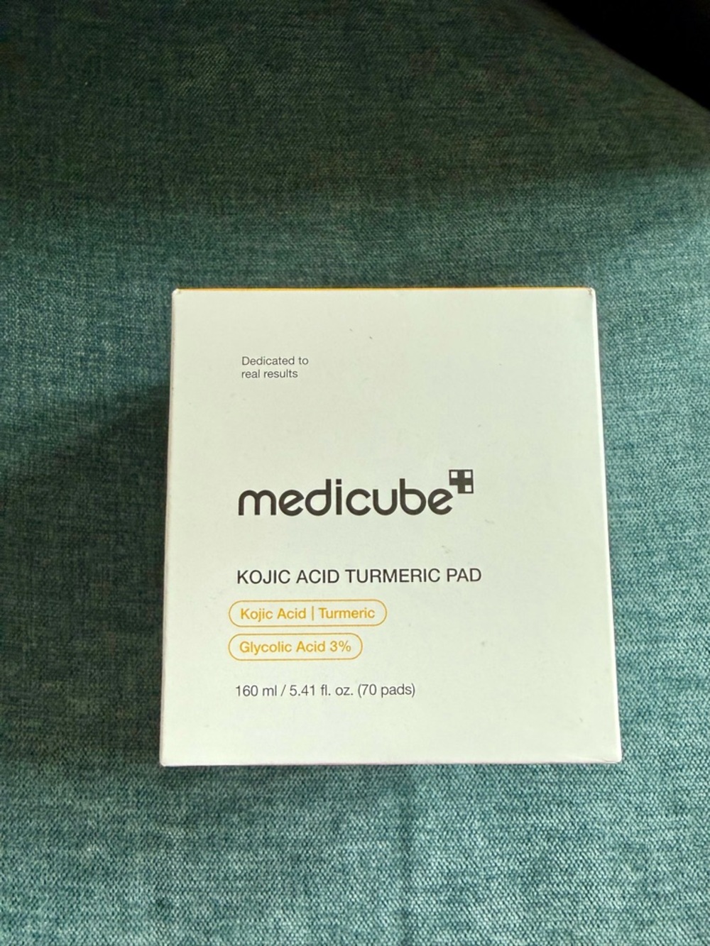 Medicube Kojic Acid Turmeric Pads - White with Yellow Accents